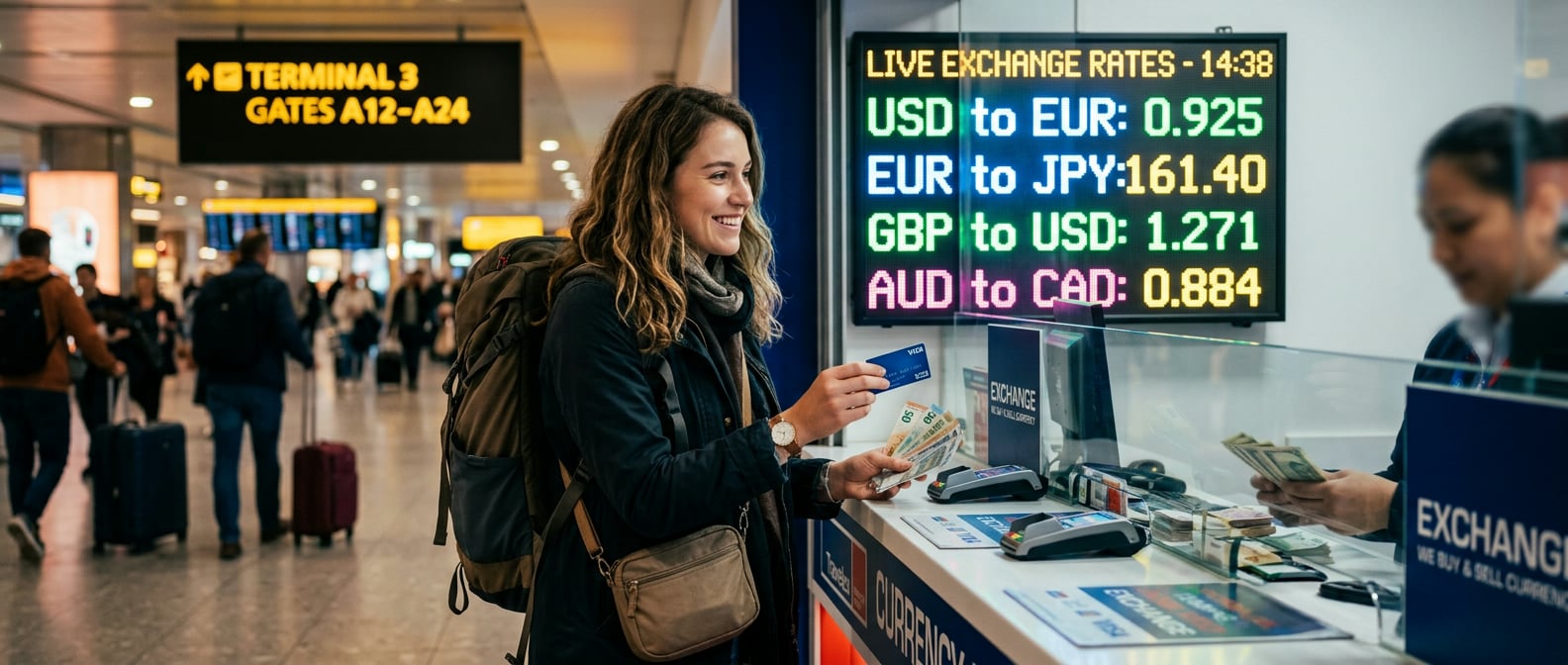 Airport Currency Exchange vs. Bank vs. Travel Card: Which Saves More?